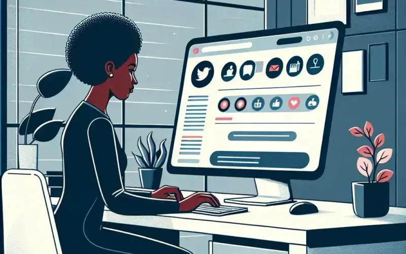 "Person using a smartphone to view Instagram Stories anonymously, illustrating methods for discreet story watching in social media settings."